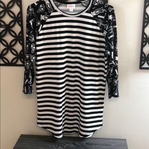 Lularoe M Halloween Randy black/white